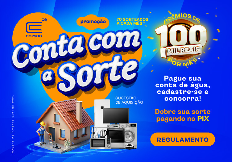 Campanha "Conta com a Sorte Corsan"