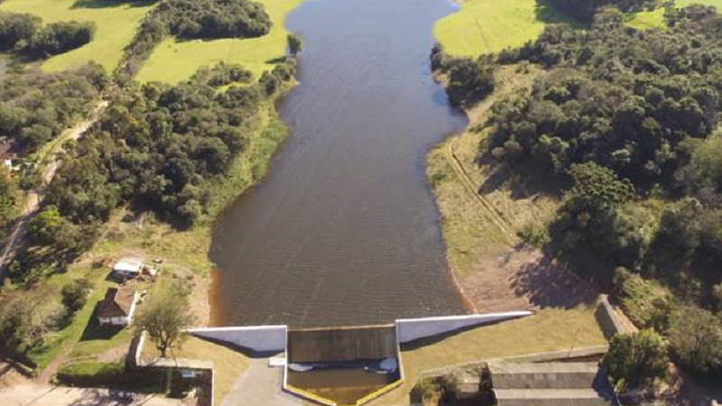 Companhia inaugura barragem que garante mais água para Silveira Martins