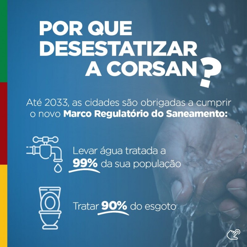 O que os municípios precisam saber sobre a assinatura de Termo Aditivo de  Conformidade ao Novo Marco do Saneamento: a experiência da desestatização  da CORSAN/RS