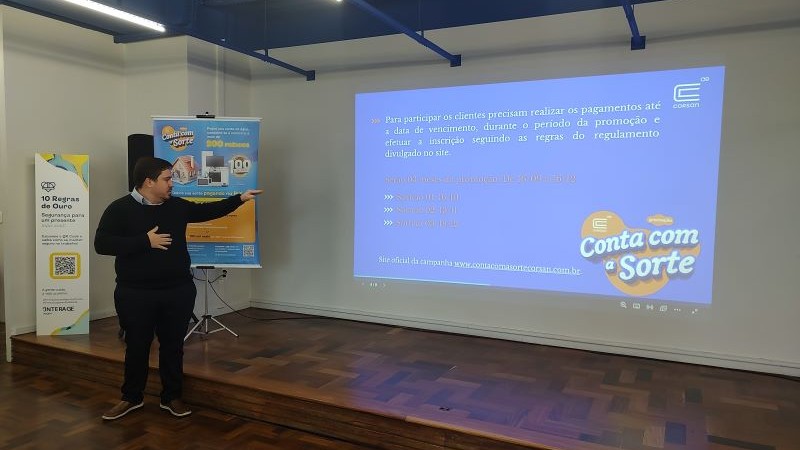 Lançamento Campanha "Conta com a Sorte Corsan"